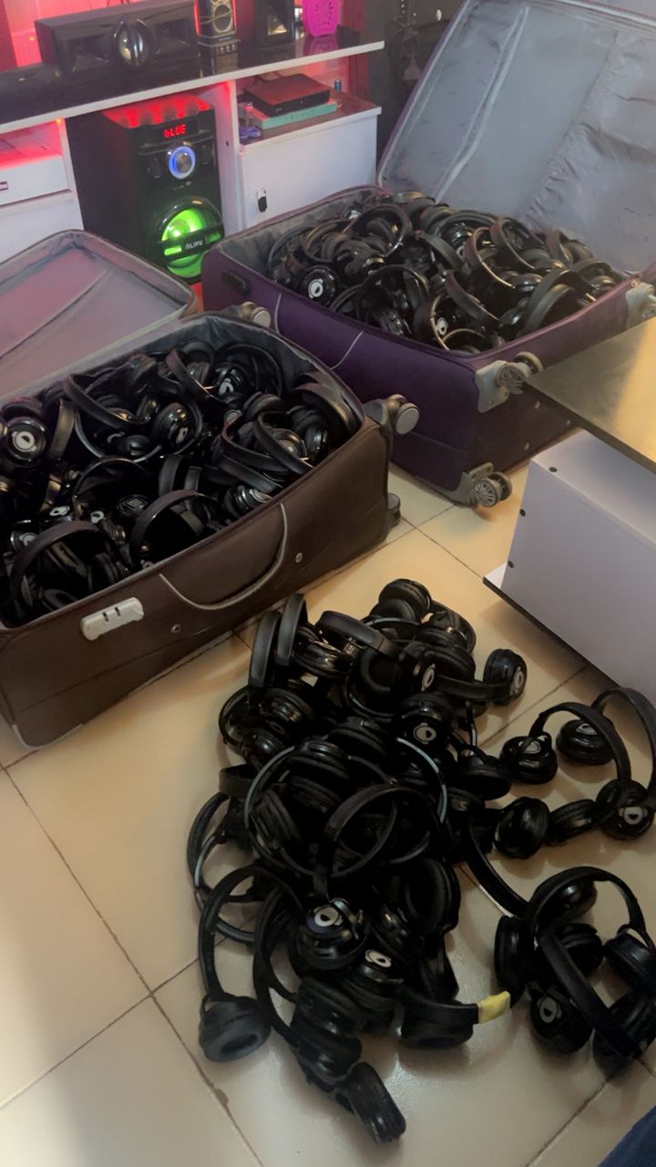 Silent disco headset rent in Lagos-20