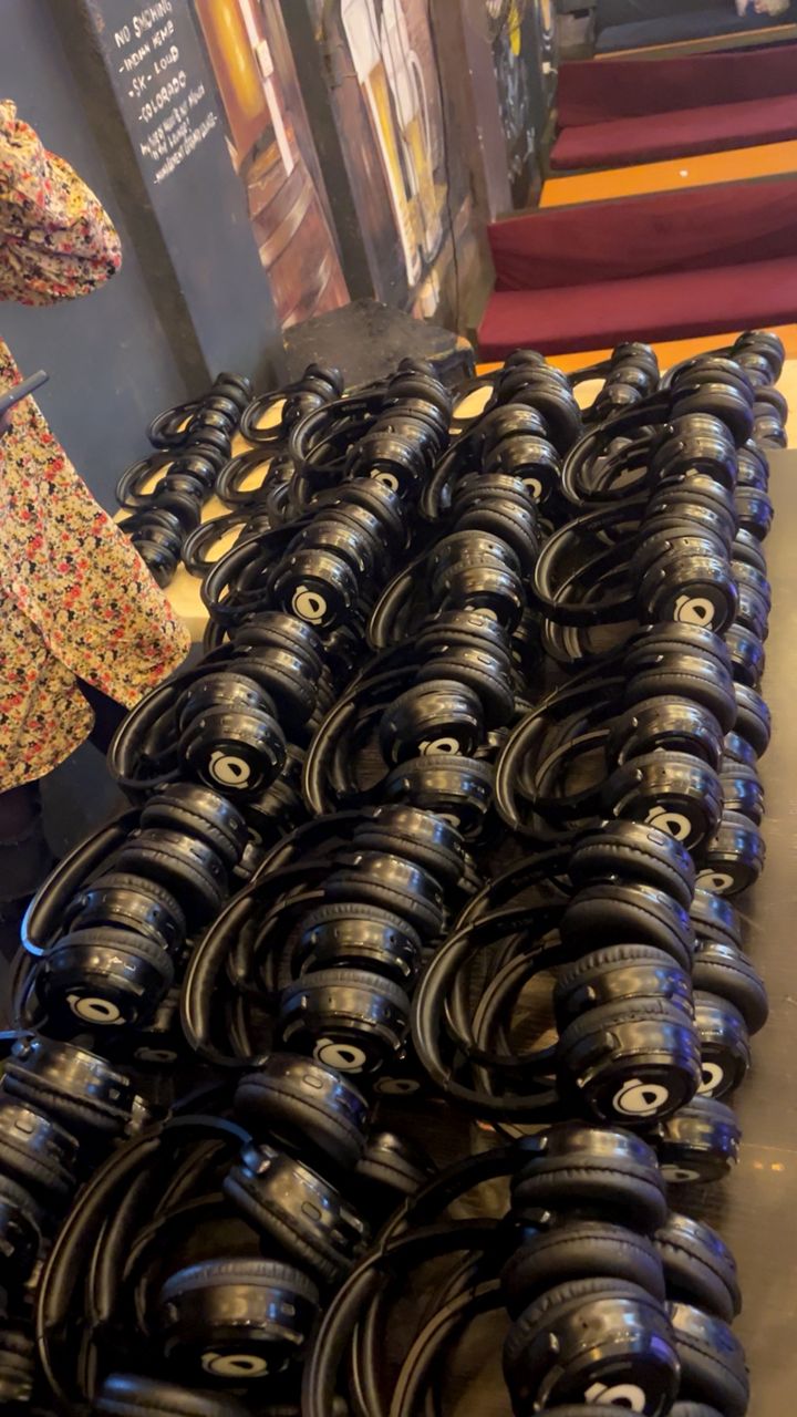 Silent disco headset rent in Lagos-20