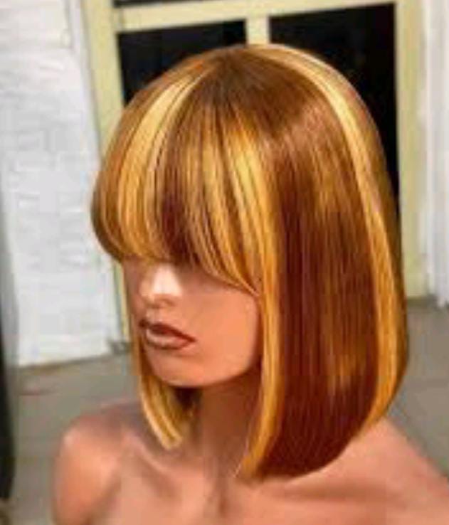 Piano fringe bob wig-46