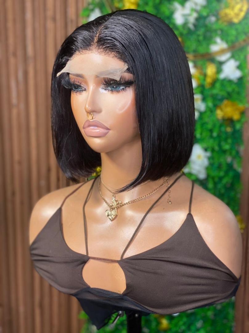 10 inch full closure bob wig-44