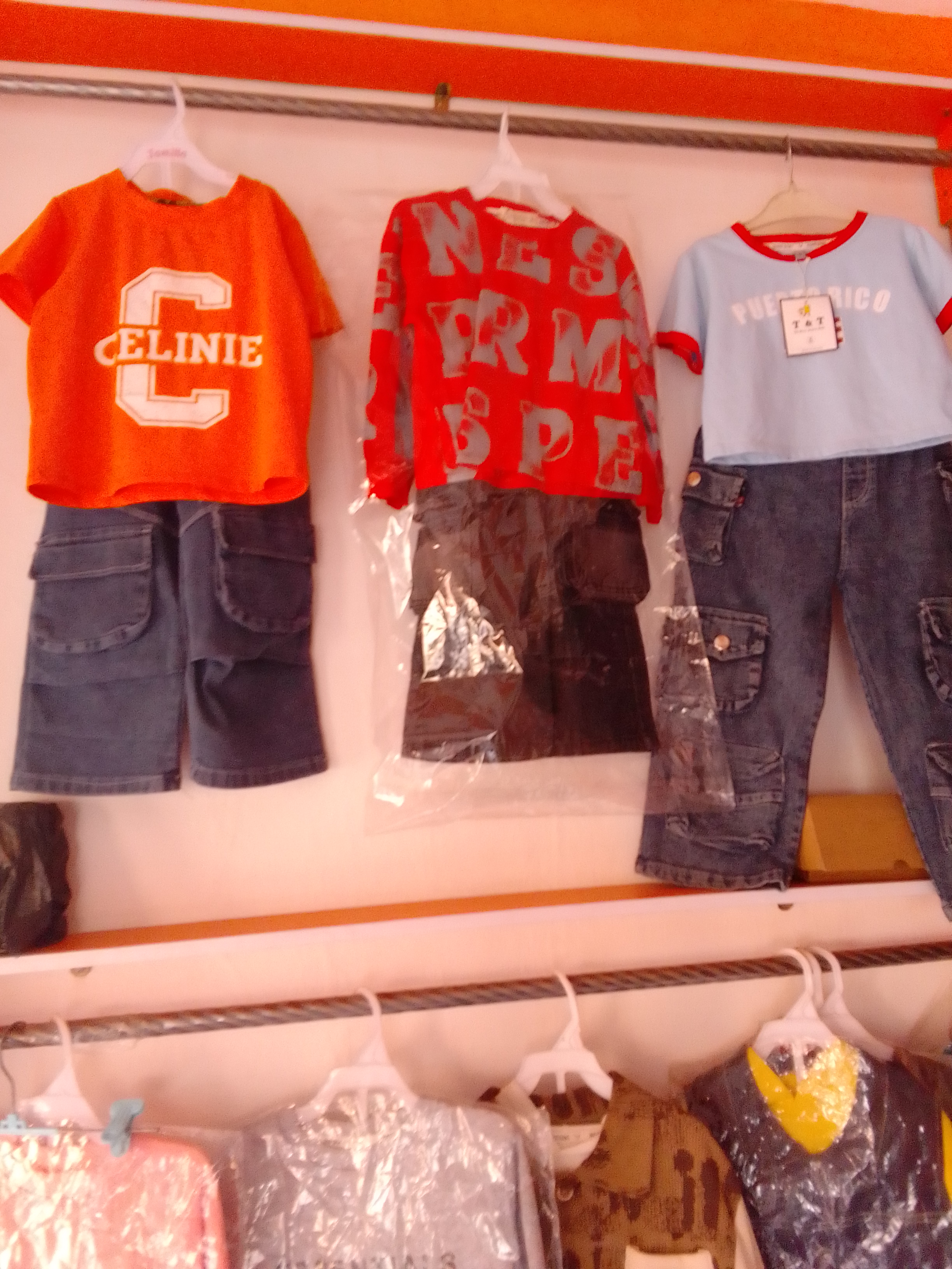 Vietnam, china, Indian and Nigerian made clothes